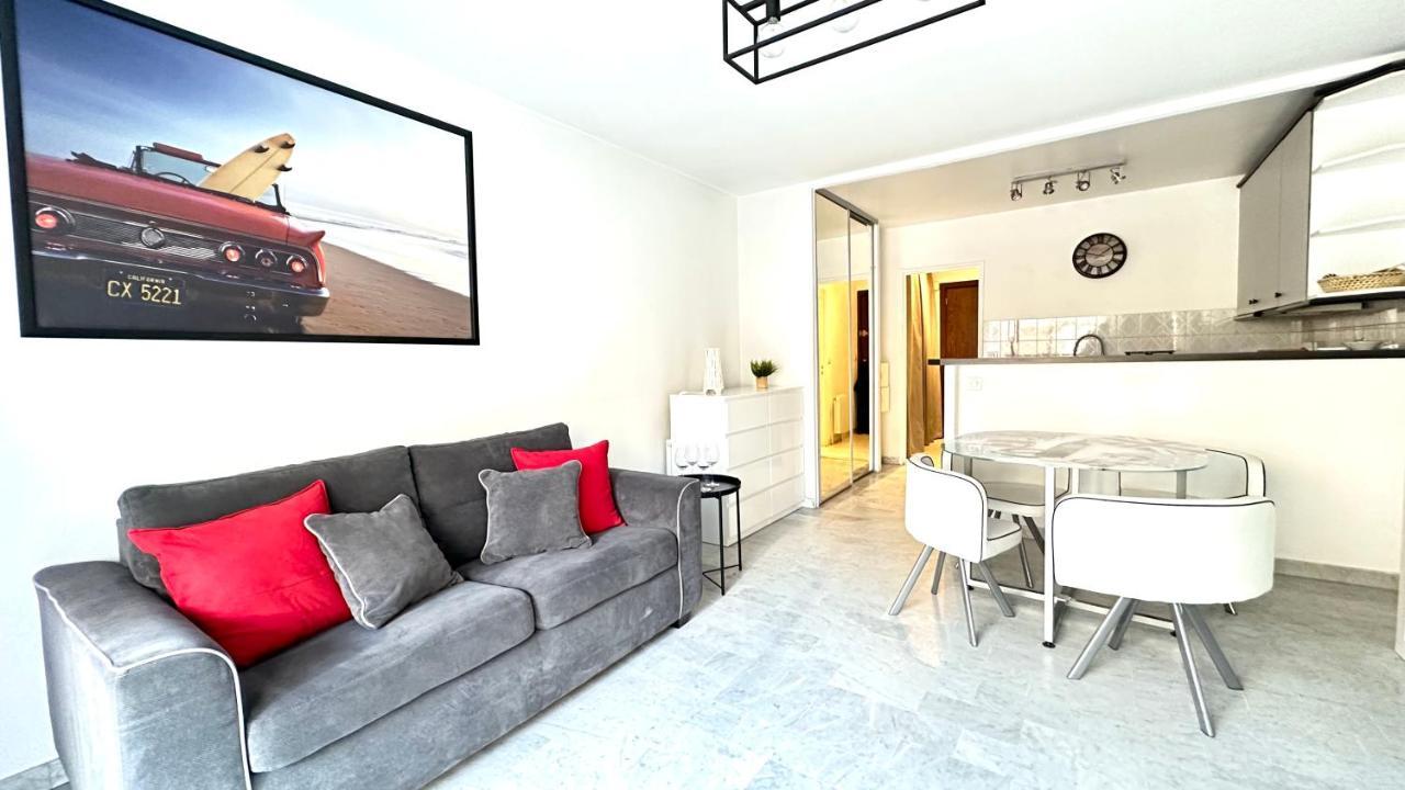 Beau Studio Centre Juan Les Pins A 300M Des Plages Antibes Exteriör bild